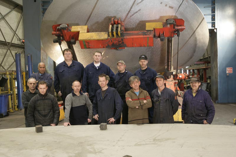 Cold forming and Flanging crew